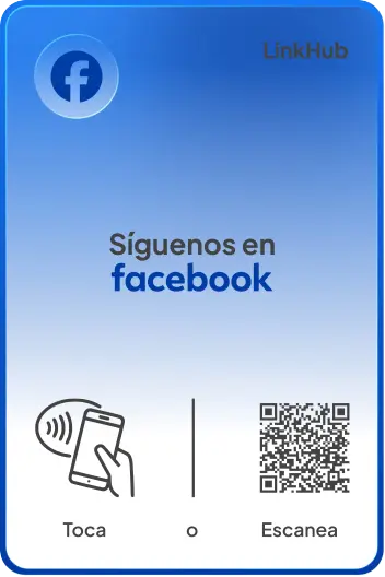 Placa con el diseño Facebook · Mesa
