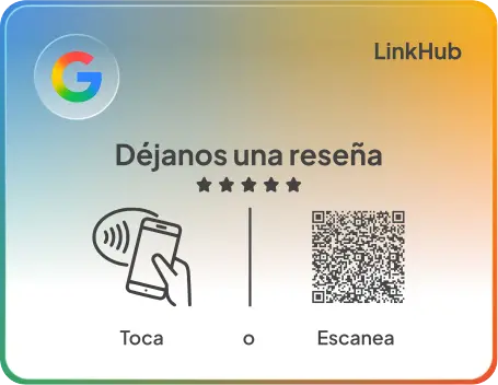 Diseño de placa NFC personalizada LinkHub (110×85 mm)