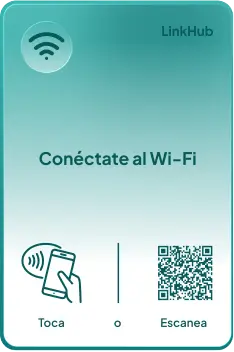 Placa con el diseño Wi-Fi · Mesa