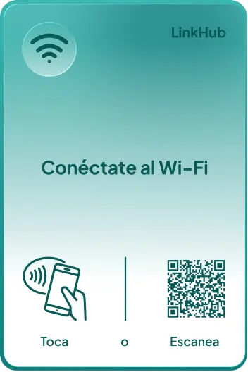 Placa con el diseño Wi-Fi · Mesa