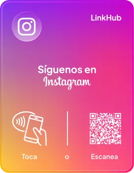 Placa con el diseño Instagram · Vertical