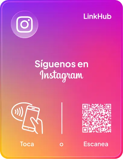 Placa con el diseño Instagram · Vertical