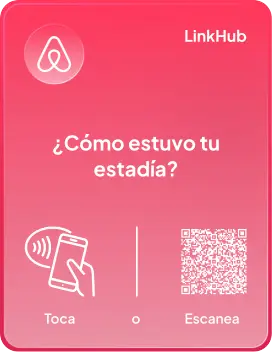 Diseño de placa NFC personalizada LinkHub (85×110 mm)