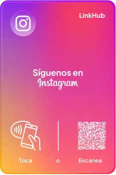 Diseño de placa NFC personalizada LinkHub (100×150 mm)