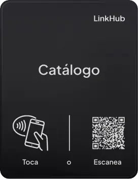 Placa con el diseño Catálogo · Vertical