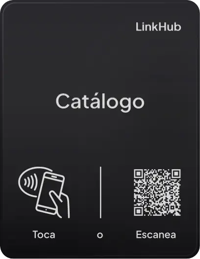 Placa con el diseño Catálogo · Vertical