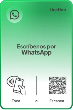 Placa con el diseño WhatsApp · Mesa