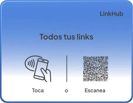 Diseño de placa NFC personalizada LinkHub (110×85 mm)