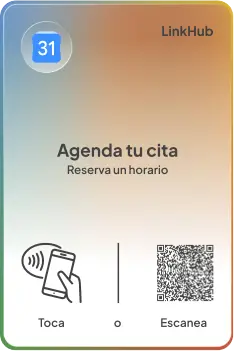 Diseño de placa NFC personalizada LinkHub (100×150 mm)