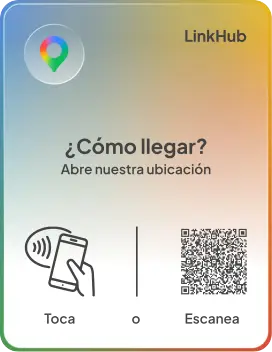Diseño de placa NFC personalizada LinkHub (85×110 mm)
