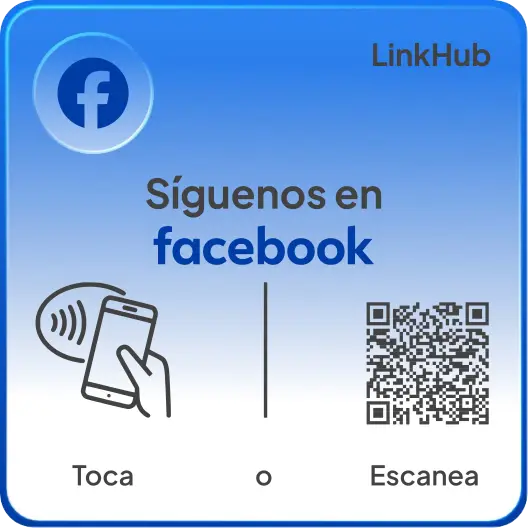 Placa con el diseño Facebook · Mini