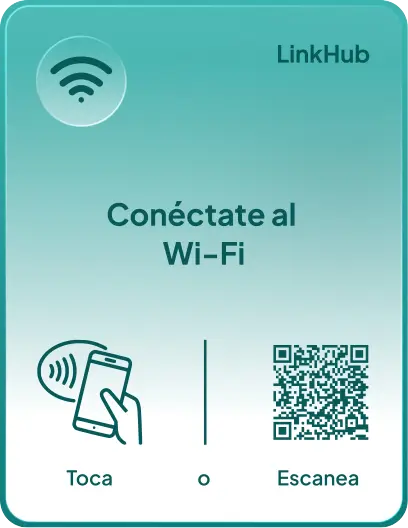 Placa con el diseño Wi-Fi · Vertical