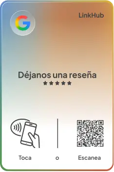 Placa con el diseño Google · Mesa