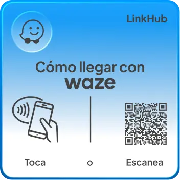 Placa con el diseño Waze · Mini