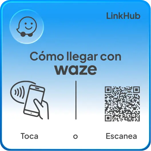 Placa con el diseño Waze · Mini